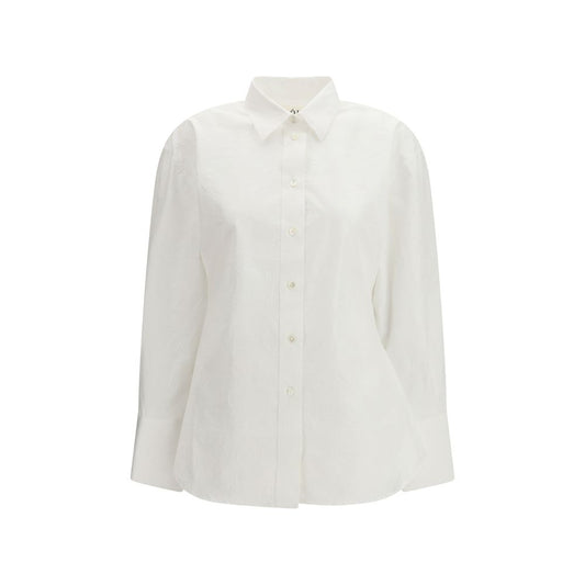 Chemise habillée en coton blanc Rohe