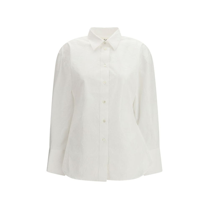 Róhe White Cotton Dress Shirt for Women - Effortless Style