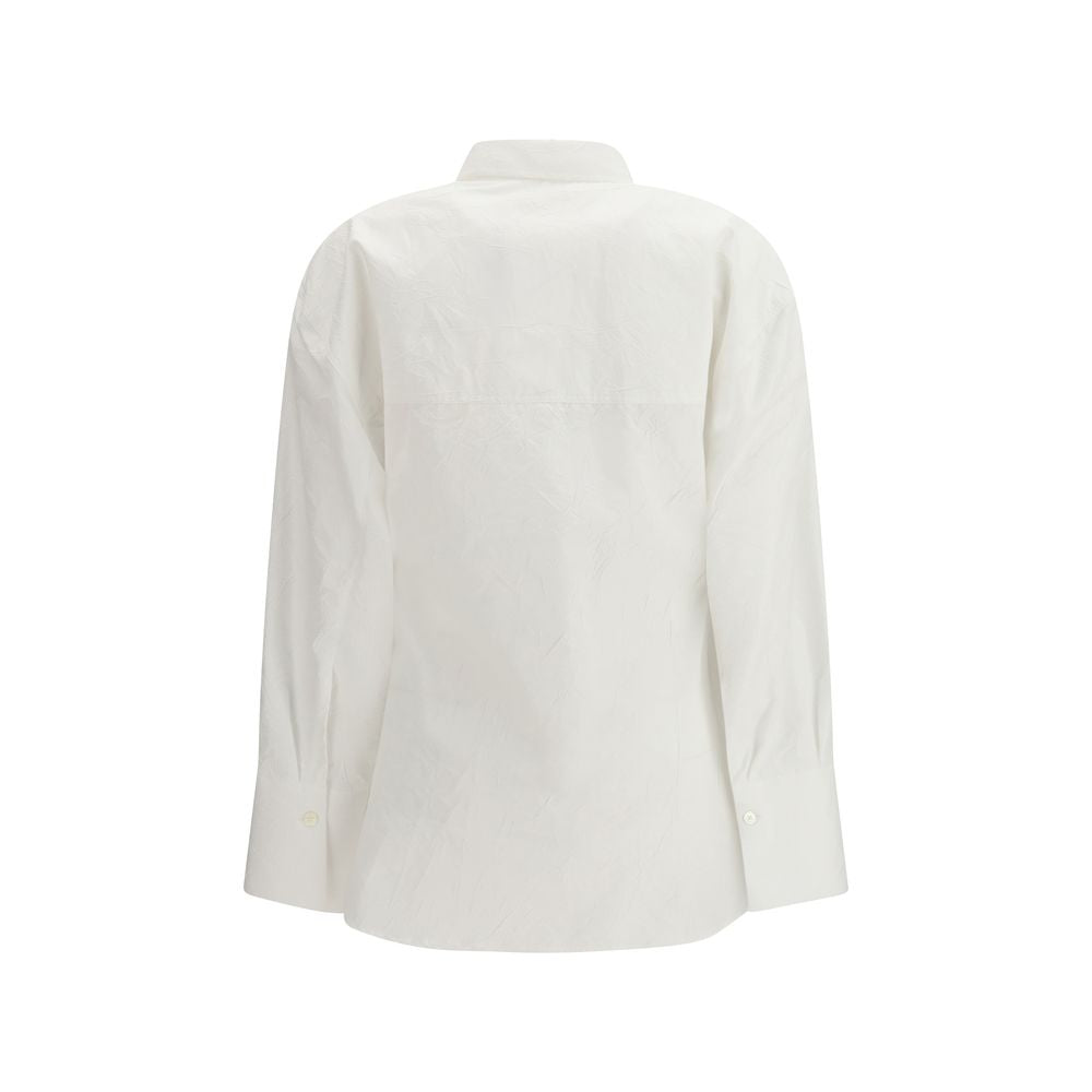 Róhe White Cotton Dress Shirt for Women - Elegant & Versatile