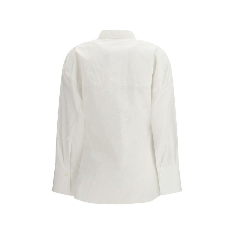 Róhe White Cotton Dress Shirt for Women - Effortless Style