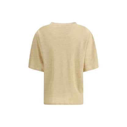 T-shirt Rohe en lin beige