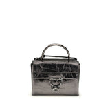 Coccinelle Arlettis Droplet Handbag en Cuir de Veau Noir