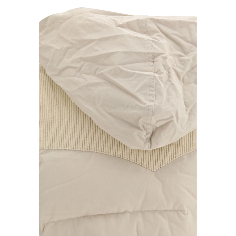 Isabel Marant Étoile Olfa Beige Padded Gilet Coat