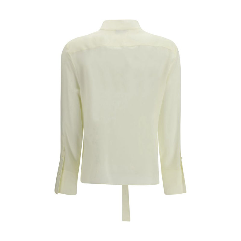 Alexander McQueen Bicolor Silk Shirt - Élégance Raffinée