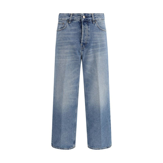 Jean boyfriend en coton bleu Haikure