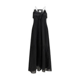 Isabel Marant Étoile Vasma Black Cotton Casual Dress