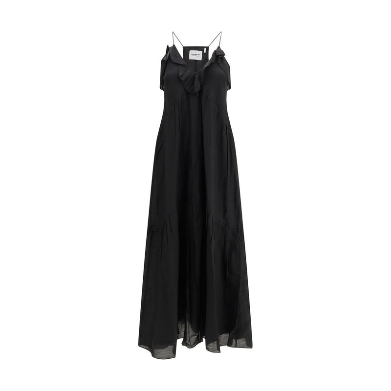 Isabel Marant Étoile Vasma Black Cotton Casual Dress