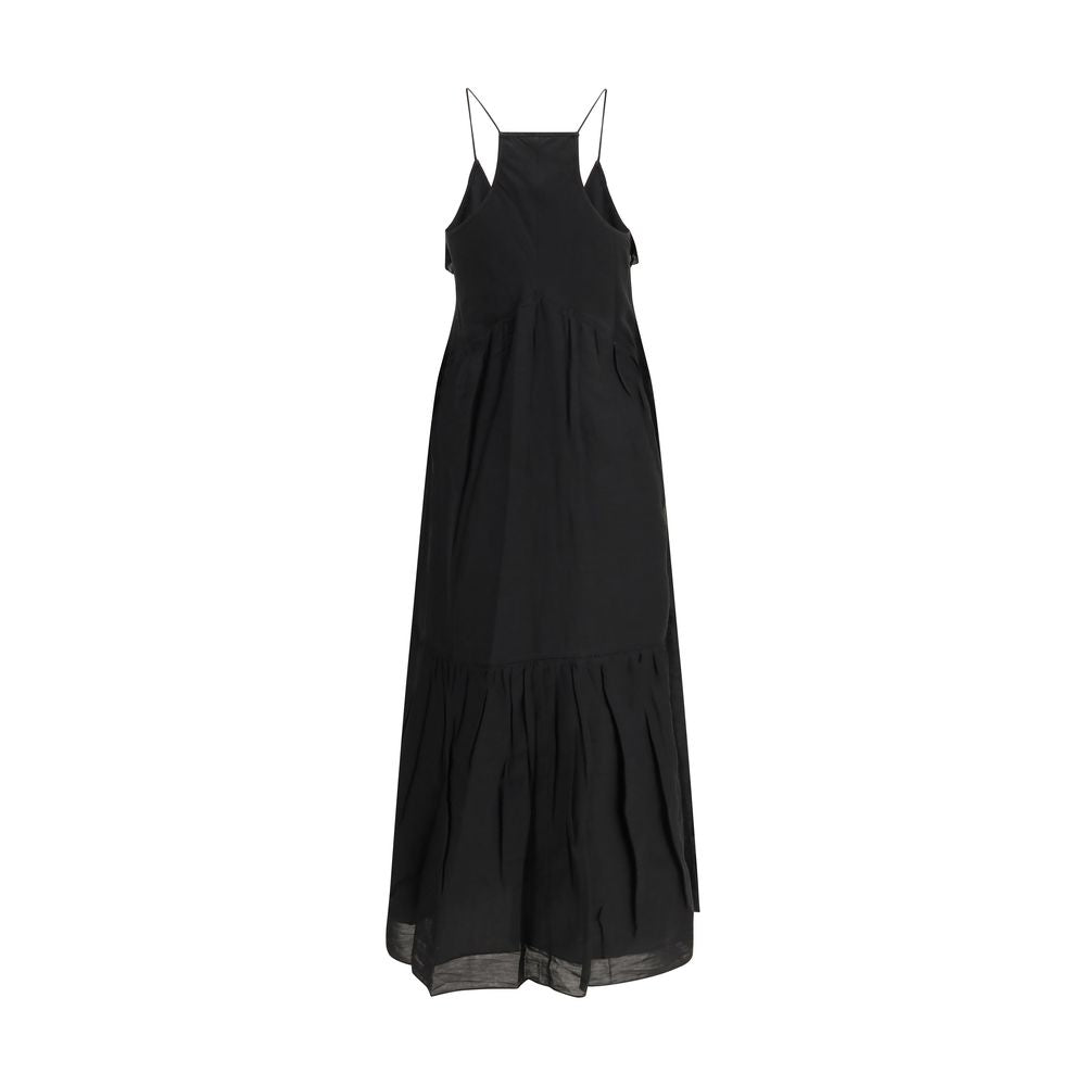 Isabel Marant Étoile Vasma Black Cotton Casual Dress
