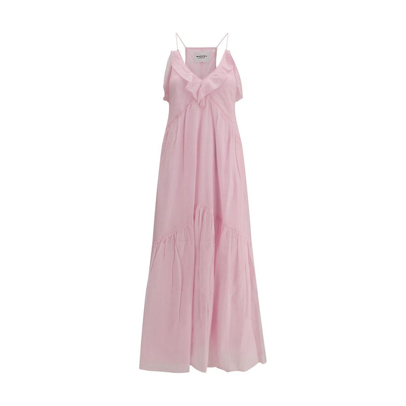 Isabel Marant Étoile Vasma Multicolor Cotton Casual Dress