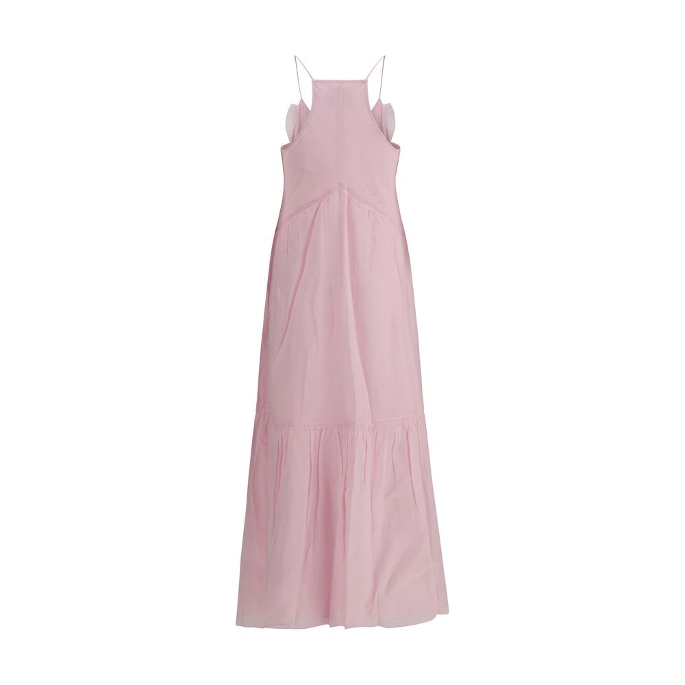 Isabel Marant Étoile Vasma Multicolor Cotton Casual Dress