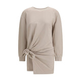 Isabel Marant Étoile Zae Beige Cotton Casual Dress