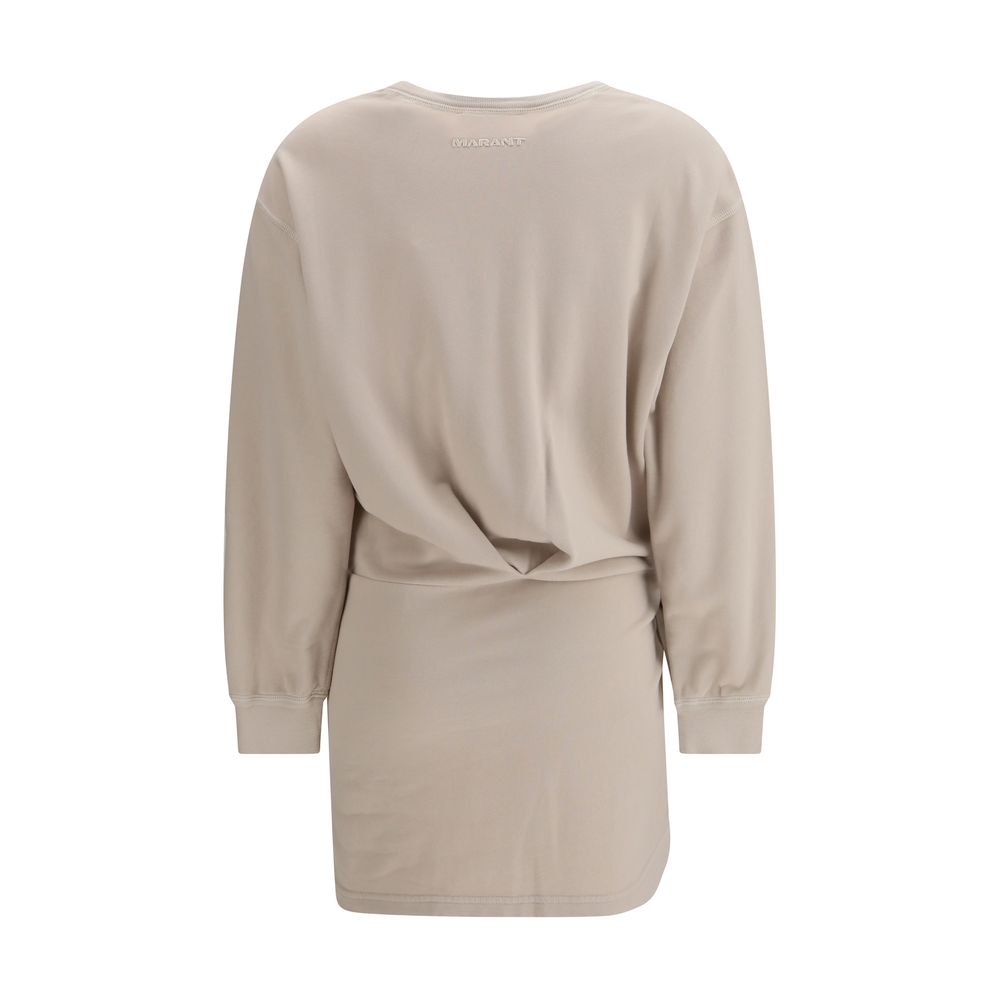 Isabel Marant Étoile Zae Beige Cotton Casual Dress
