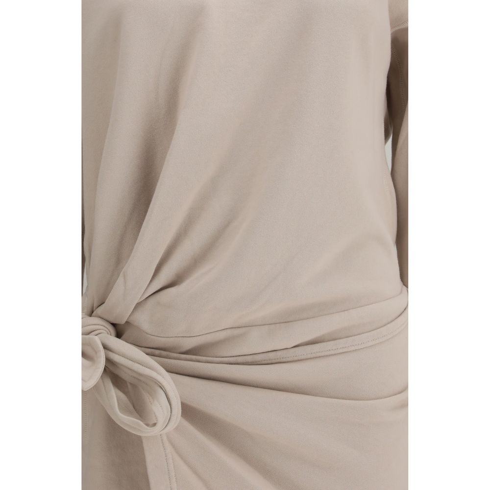 Isabel Marant Étoile Zae Beige Cotton Casual Dress