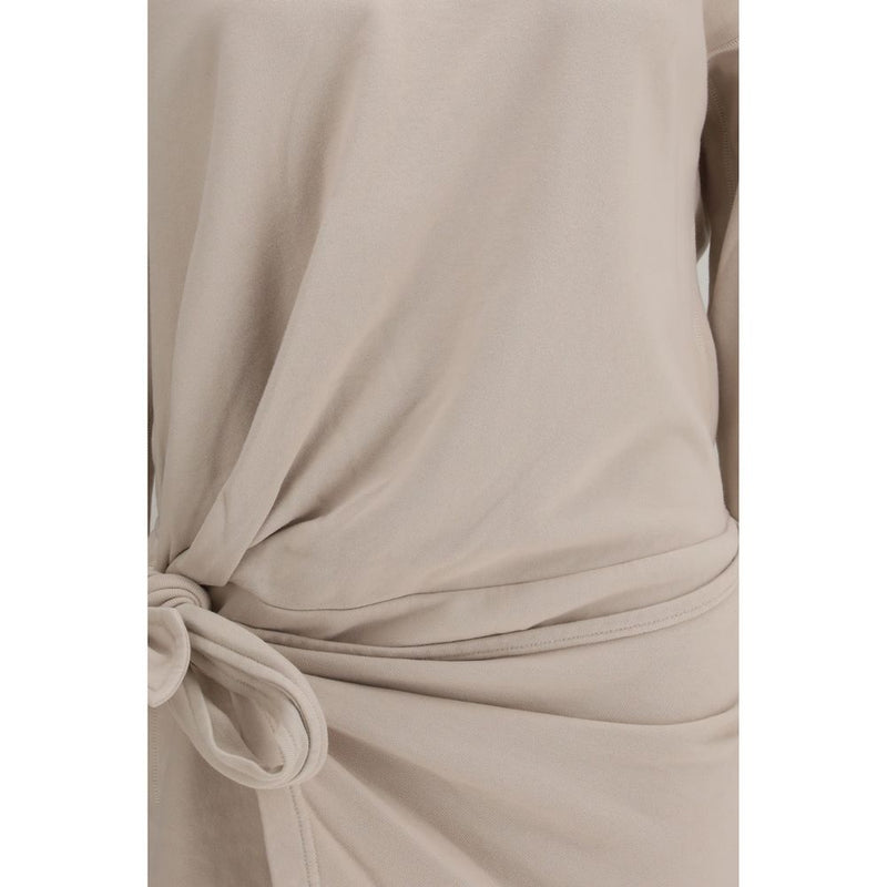 Isabel Marant Étoile Zae Beige Cotton Casual Dress