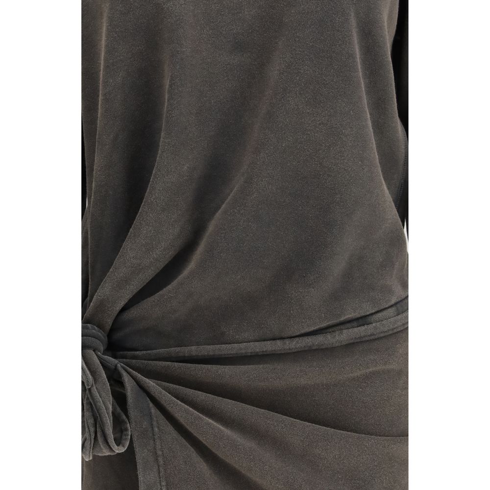 Isabel Marant Étoile Zae Gray Cotton Casual Dress