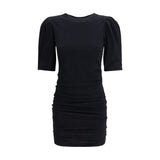 Isabel Marant Black Cotton Casual Dress for Effortless Style