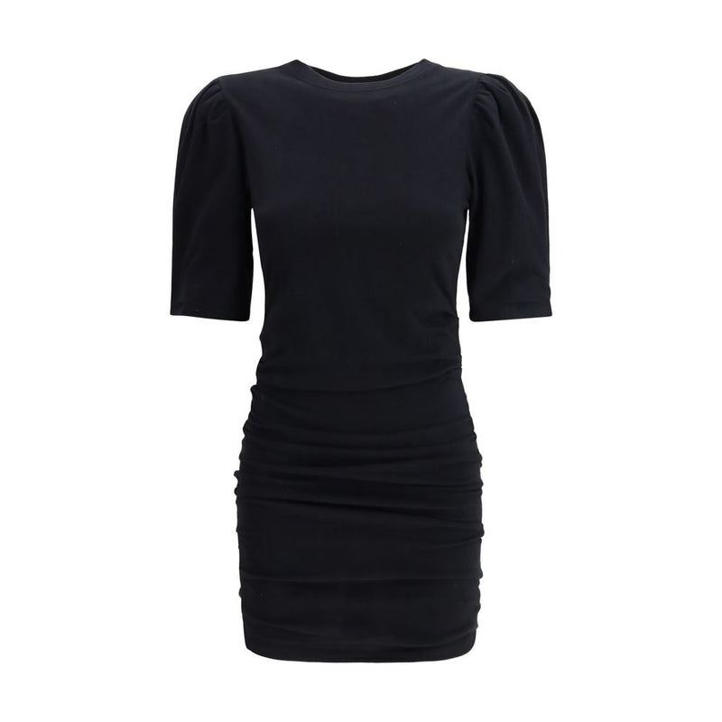 Isabel Marant Black Cotton Mini Dress for Effortless Style