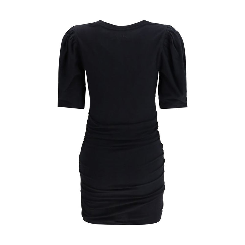 Isabel Marant Black Cotton Mini Dress for Effortless Style