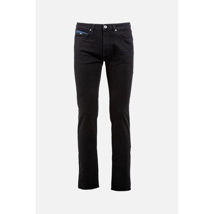 Gas Zwarte Katoenen Jeans Denim