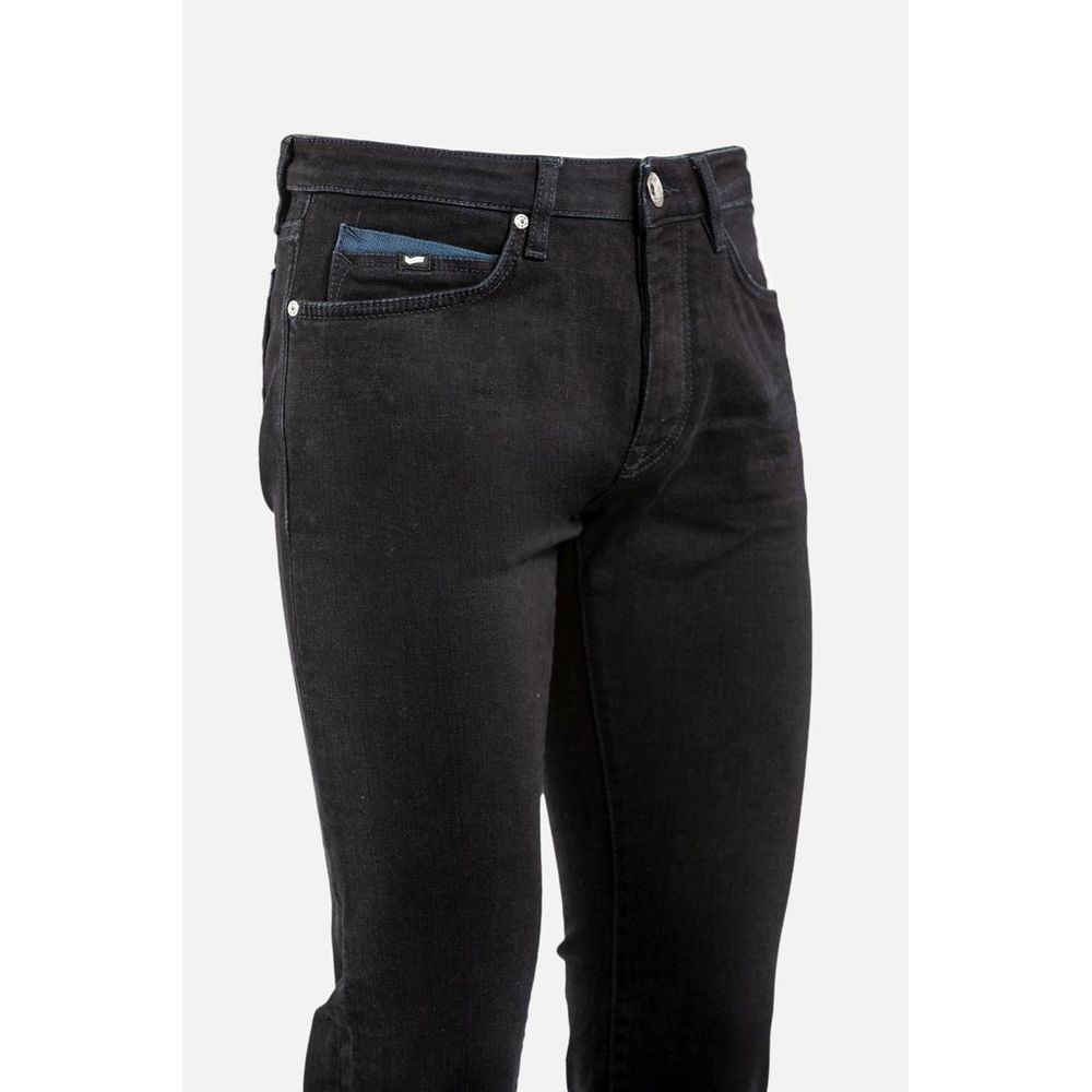Gas Black Cotton Jeans Denim for Men - Perfect Fit