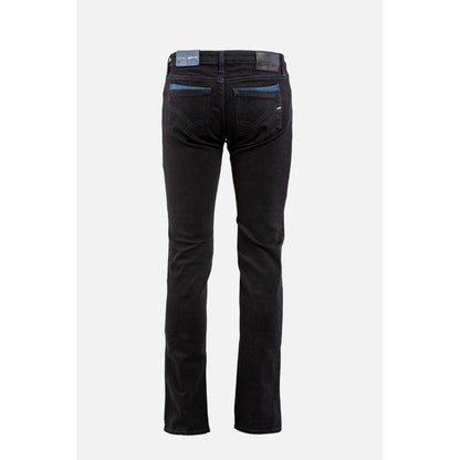 Gas Zwarte Katoenen Jeans Denim