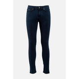 Gas Blue Cotton Skinny Jeans for Men