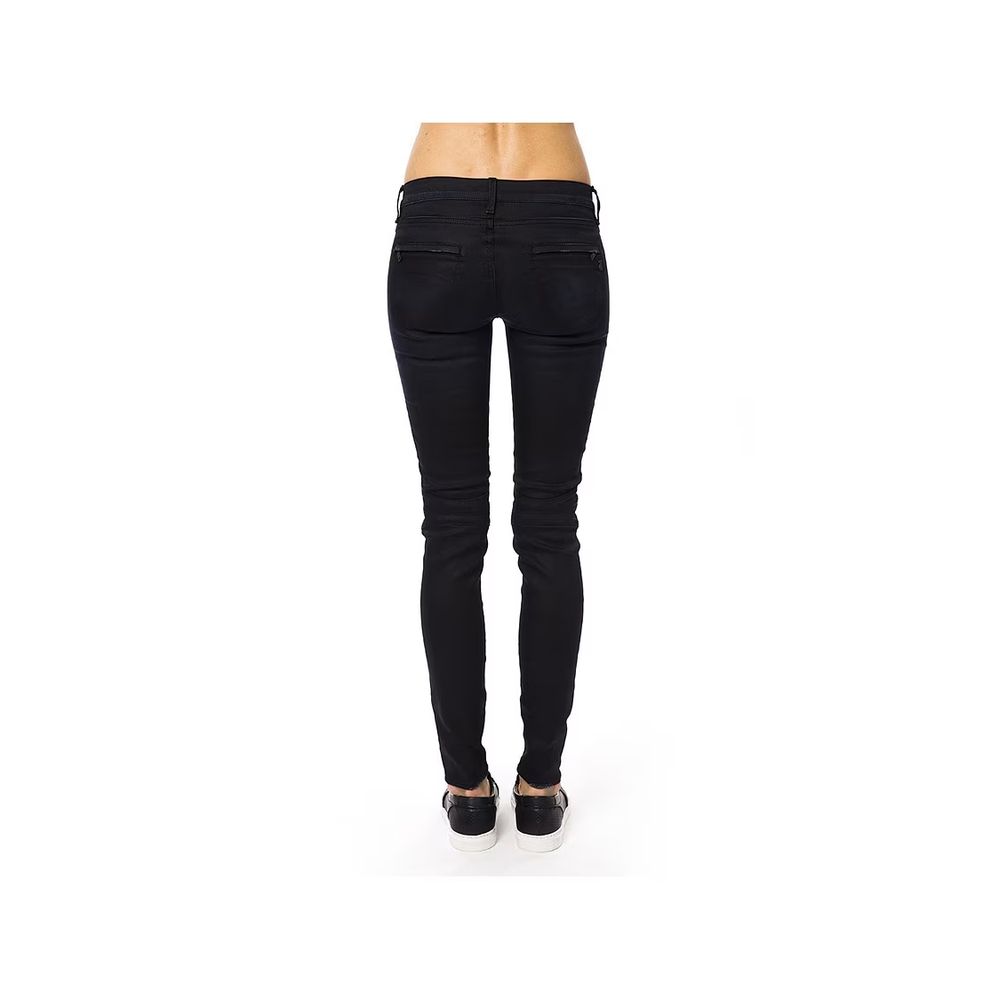 Gas Blue Cotton Skinny Pants for Women - Stylish & Comfortable