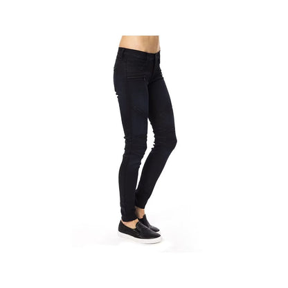 Gas Blue Cotton Skinny Pants