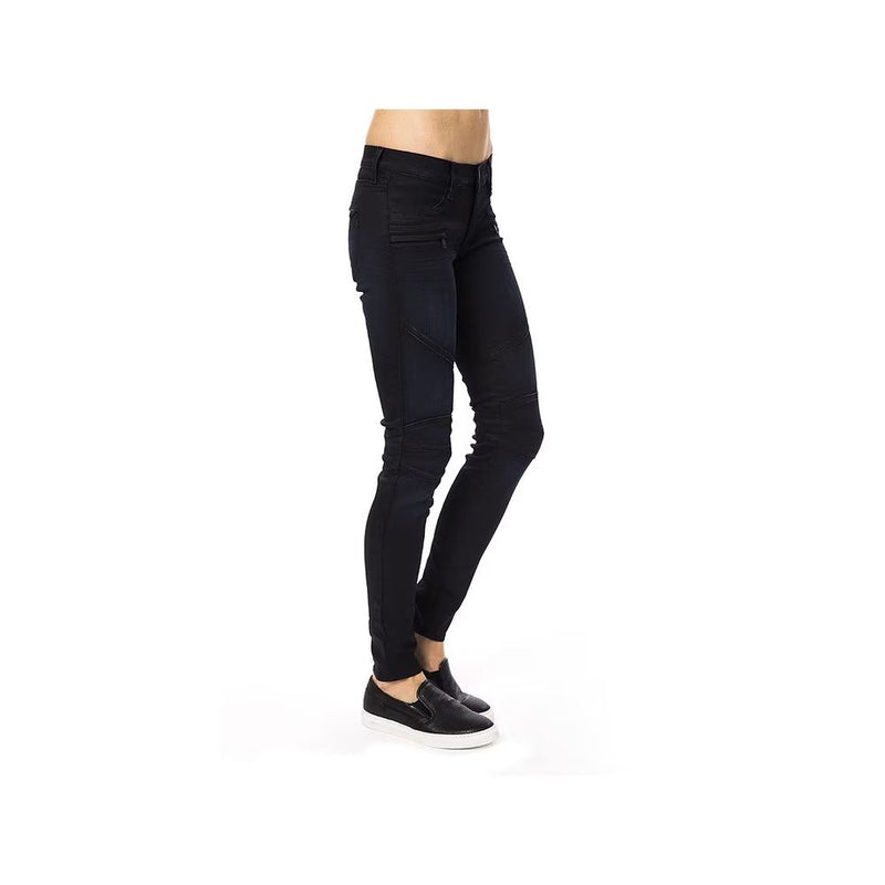 Gas Blue Cotton Skinny Pants for Women - Stylish & Comfortable