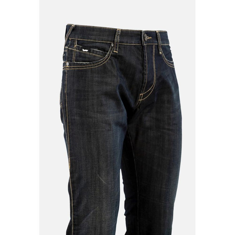 Gas Gray Cotton Jeans Denim for Men