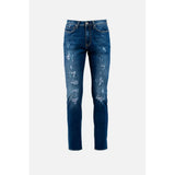 Gas Blue Cotton Jeans Denim for Men