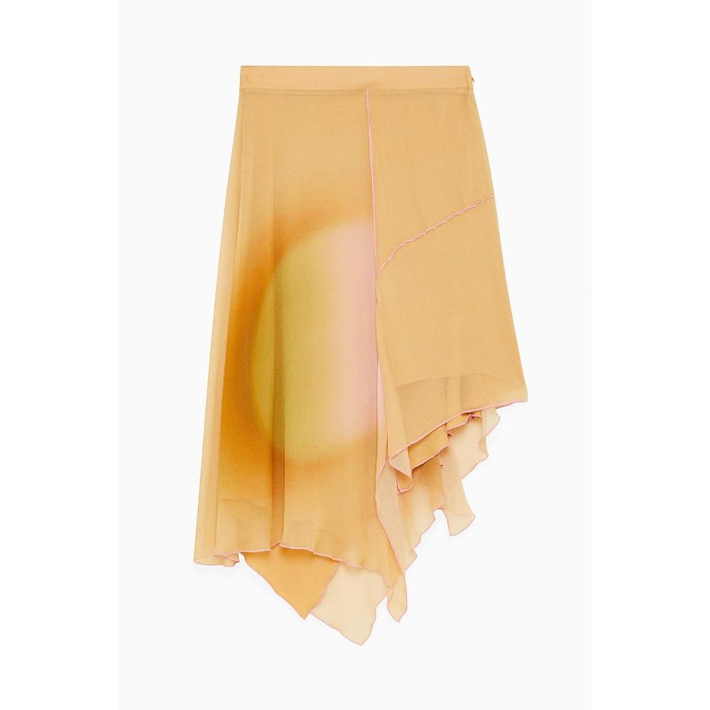 Patrizia Pepe Aurora Print Multicolor Viscose Long Skirt
