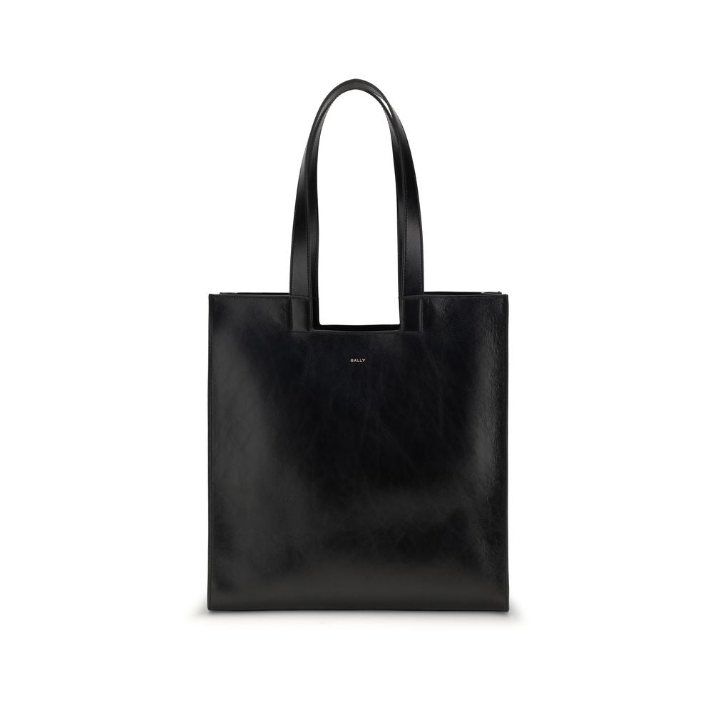 Sac bandoulière Bally Bos Taurus en cuir de veau noir