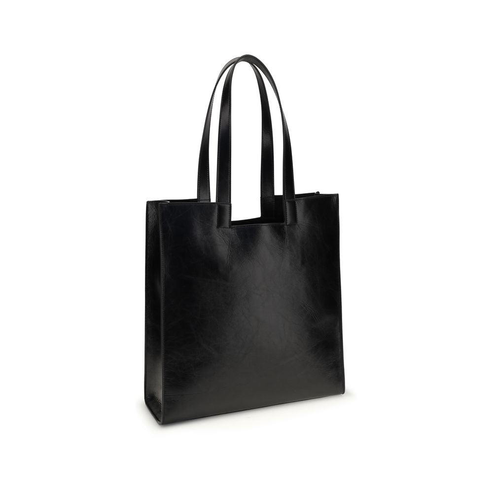 Sac bandoulière Bally Bos Taurus en cuir de veau noir