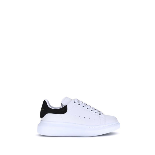 Baskets à plateforme Alexander McQueen Bos Taurus en cuir de veau blanc