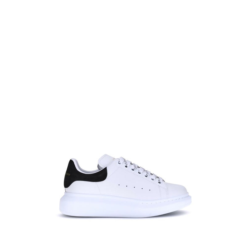 Baskets à plateforme Alexander McQueen Bos Taurus en cuir de veau blanc