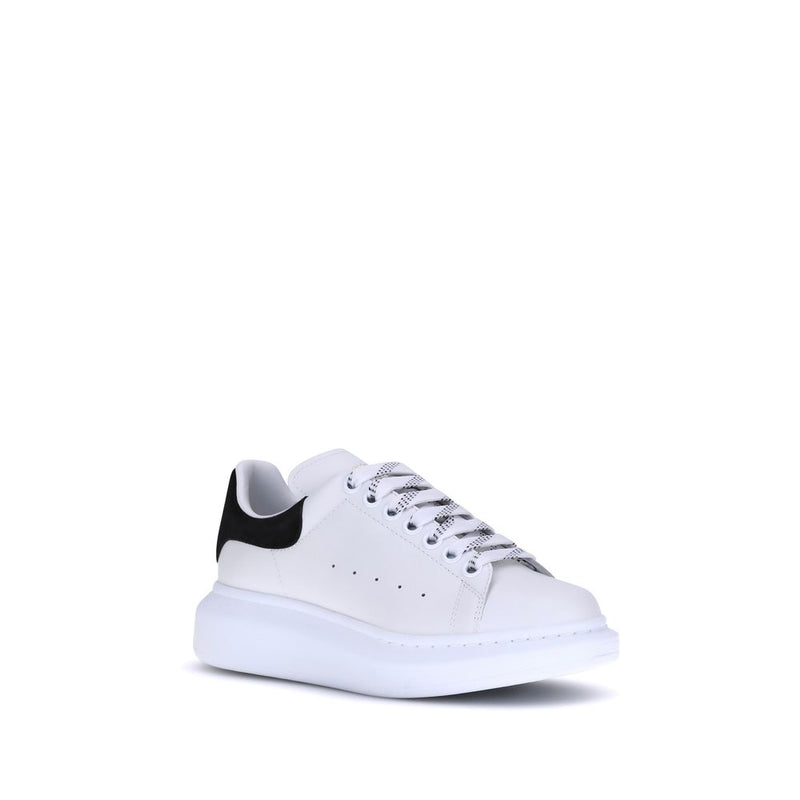 Baskets à plateforme Alexander McQueen Bos Taurus en cuir de veau blanc