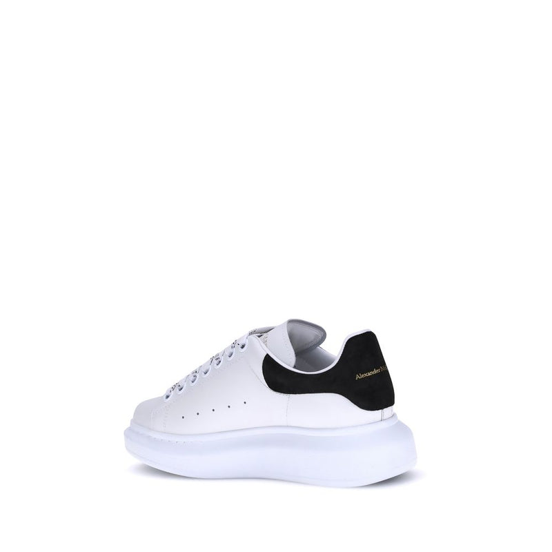 Baskets à plateforme Alexander McQueen Bos Taurus en cuir de veau blanc