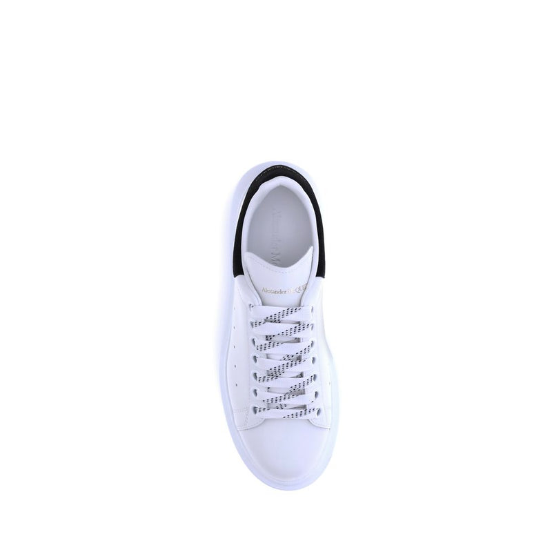 Baskets à plateforme Alexander McQueen Bos Taurus en cuir de veau blanc