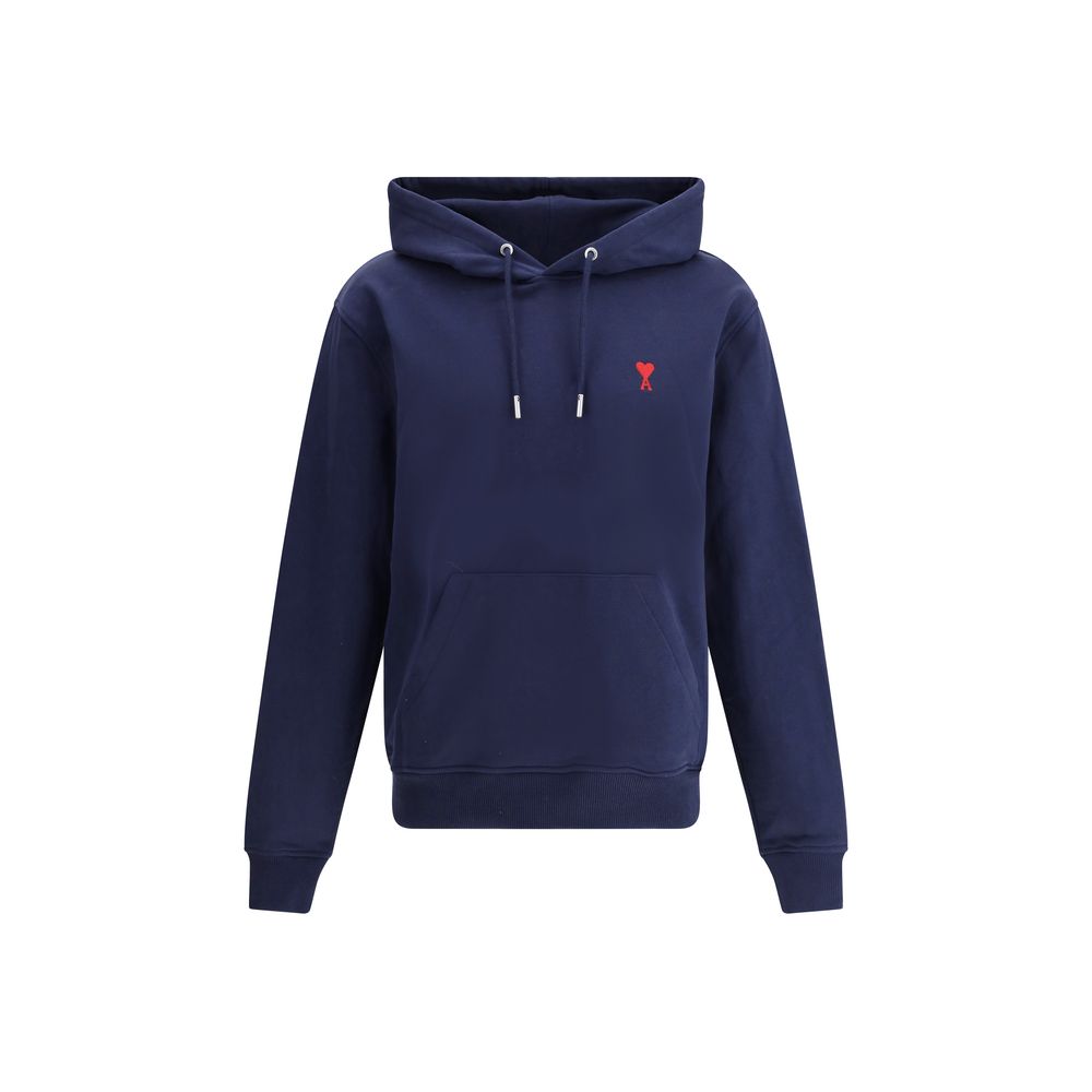 Ami Paris Blue Cotton Sweatshirt - Comfortable & Stylish