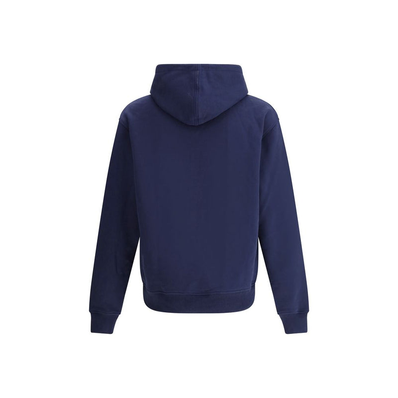 Ami Paris Blue Cotton Sweatshirt - Comfortable & Stylish
