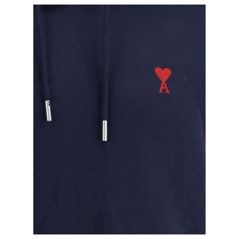 Ami Paris Blue Cotton Sweatshirt - Comfortable & Stylish