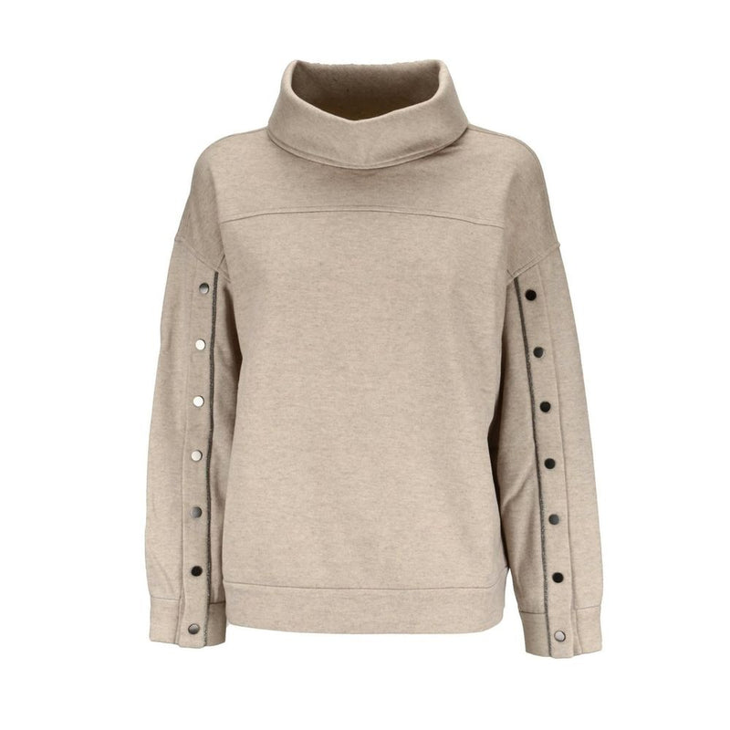 Brunello Cucinelli Beige Cashmere Sweatshirt for Women - XL