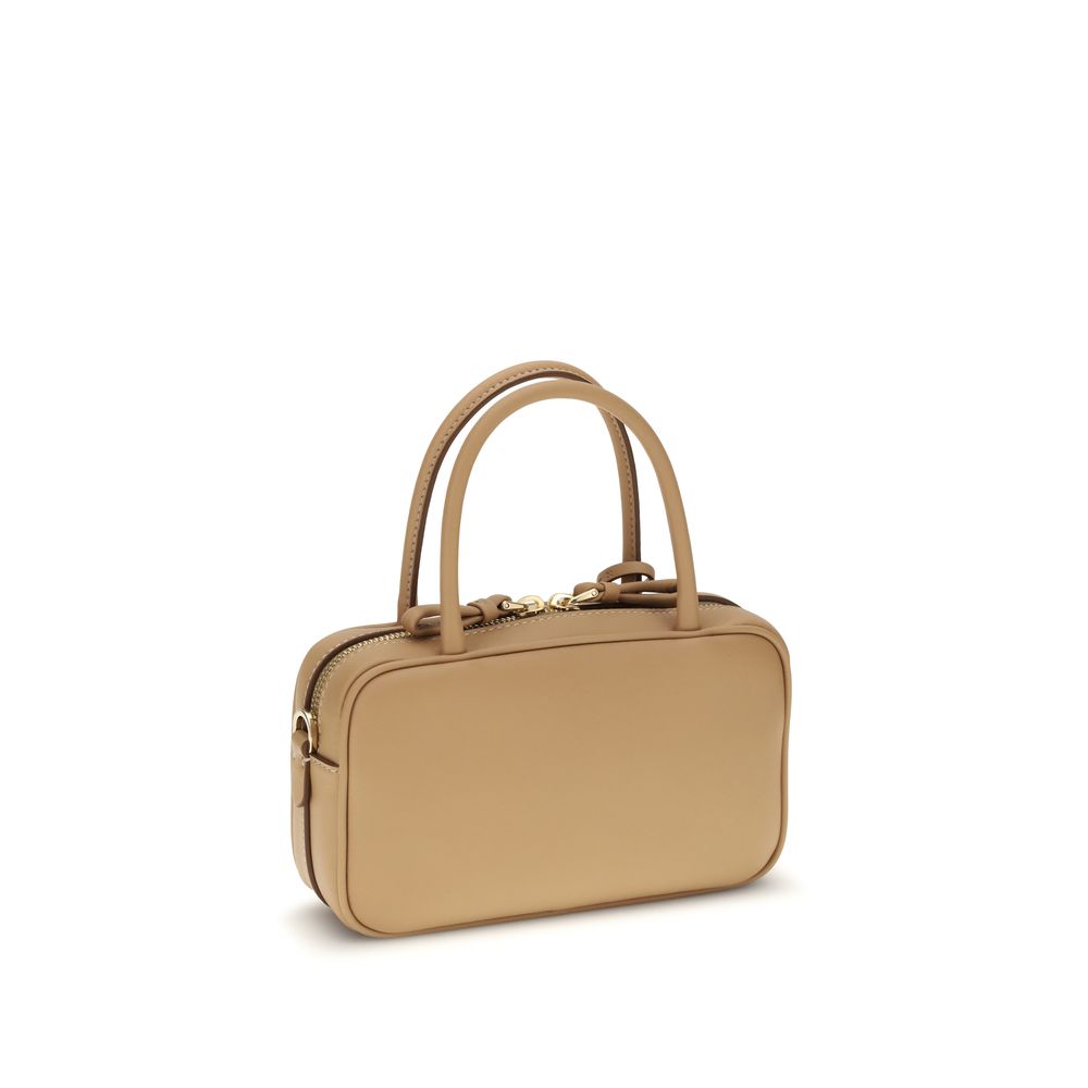 Sac à main Prada Bos Taurus en cuir de veau beige