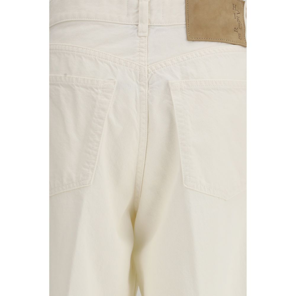 Haikure Bethany Twill 45 Jeans en Coton Blanc pour Femme