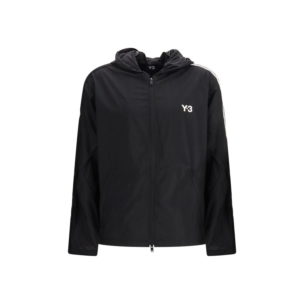 Y-3 Black Polyamide Shell Jacket - Oversized Fit