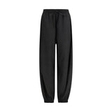 Rohe Black Polyester Balloon Track Joggers for Women