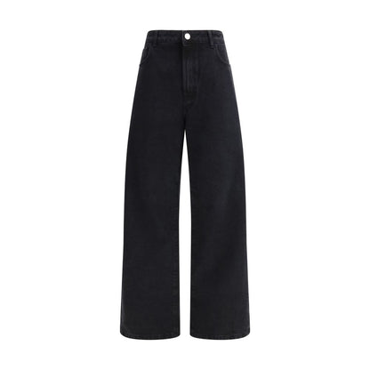 Rohe Black Cotton Relaxed Fit Jeans