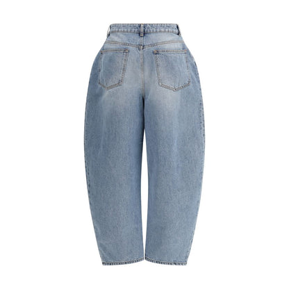 Rohe Blue Cotton Straight-Leg Jeans