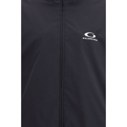 Balenciaga zwarte polyester shelljas